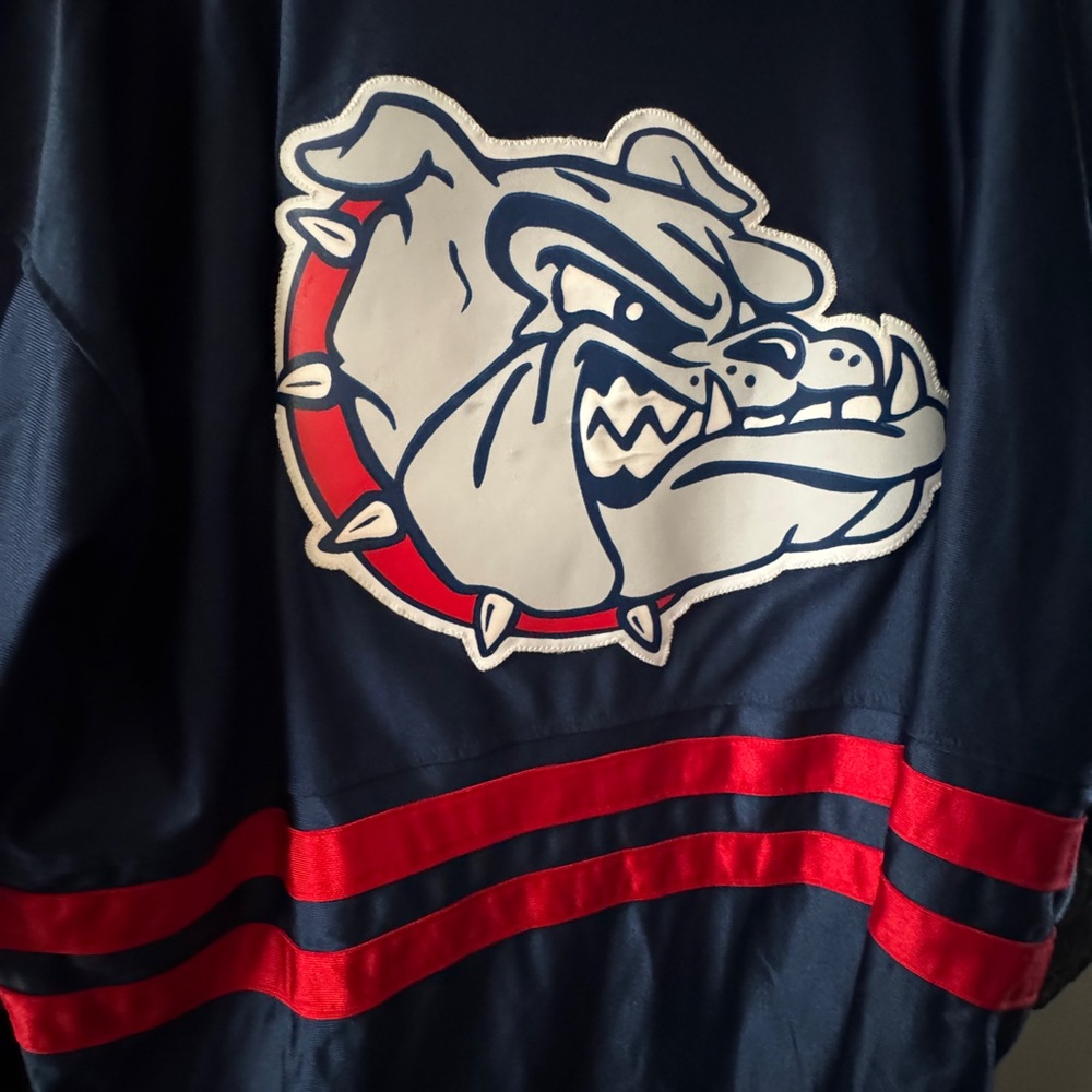 Gonzaga Bulldogs Player Issued #35 Basketball 2XL Navy and Red Bulldog College - Picture 6 of 8